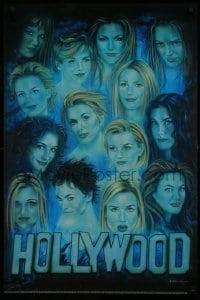 2z472 HOLLYWOOD 24x36 Swiss commercial poster 2005 Unicef charity event, The Girls by Beyer!