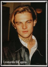 2z492 LEONARDO DICAPRIO 25x36 English commercial poster 2000s the mega-star in leather jacket!
