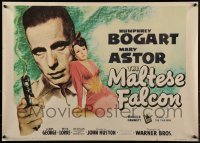 2z499 MALTESE FALCON 20x28 commercial poster 1970s Humphrey Bogart, Astor, directed by John Huston!