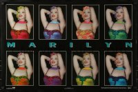 2z501 MARILYN MONROE 23x35 commercial poster 1993 eight great pop style portraits!