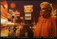 2z505 MARILYN MONROE 24x35 English commercial poster 1991 Times Square artwork by Tim Gill!