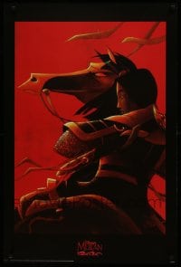 2z514 MULAN 25x37 Dutch commercial poster 1999 Walt Disney Ancient China cartoon, cool animated action!