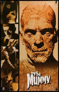2z515 MUMMY 22x35 commercial poster 2000s best portraits of Boris Karloff as the monster!