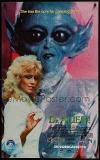 2z878 DR. ALIEN 23x37 video poster 1989 Special Appearance by Judy Landers as Ms. Xenobia!