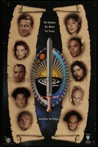 2z626 BABYLON 5 13x20 special poster 1996 Bill Mumy, Bruce Boxleitner, lightyears ahead!