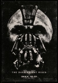 2z938 DARK KNIGHT RISES IMAX mini poster 2012 the legend ends, cool close-up art of Bane!