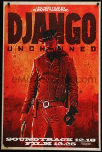 2z256 DJANGO UNCHAINED 24x36 music poster 2012 cool image of Jamie Foxx in title role!