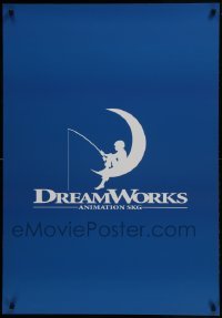 2z658 DREAMWORKS ANIMATION 28x40 special poster 2000s great artwork of the moon logo and kid fishing!