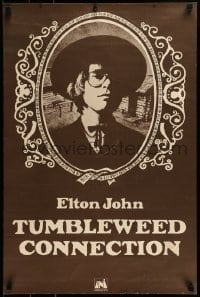 2z259 ELTON JOHN 20x30 music poster 1971 cool close-up for Tumbleweed Connection!