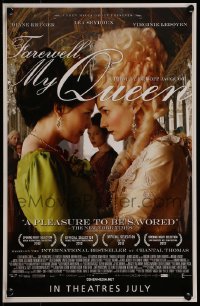 2z940 FAREWELL, MY QUEEN mini poster 2012 Virginie Ledoyen, Lea Seydoux & Diane Kruger as Marie Antionette