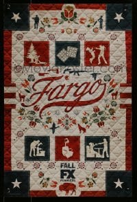 2z174 FARGO 12x18 tv poster 2015 Kirsten Dunst, Patrick Wilson, Jesse Plemons, Ted Danson, season 2!
