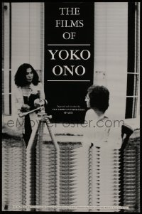2z112 FILMS OF YOKO ONO 24x36 film festival poster 1991 great image of her and John Lennon!