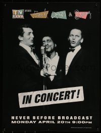 2z175 FRANK DEAN & SAMMY IN CONCERT tv poster 1998 great image of the singing trio!
