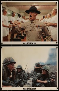 2z680 FULL METAL JACKET group of 7 15x20 special posters 1987 Stanley Kubrick Vietnam War movie!