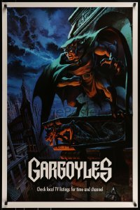 2z178 GARGOYLES tv poster 1994 Disney, striking fantasy cartoon artwork of Goliath!