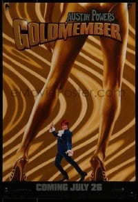 2z942 GOLDMEMBER mini poster 2002 different image of Mike Myers as Austin Powers AND Dr. Evil!