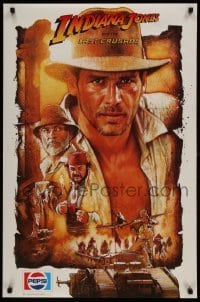 2z704 INDIANA JONES & THE LAST CRUSADE 23x35 special poster 1989 Harrison Ford by Drew, Pepsi!