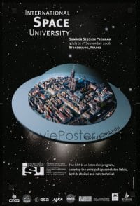 2z708 INTERNATIONAL SPACE UNIVERSITY 16x24 French special poster 2006 ISU, English, cool artwork!