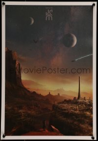 2z949 JOHN CARTER IMAX mini poster 2012 cool silhouette of Taylor Kitsch in the title role!