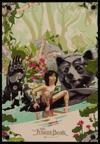 2z950 JUNGLE BOOK mini poster 2016 great completely different art of Mowgli, Real3D release!