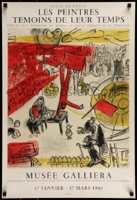 2z355 LES PEINTRES TEMOINS DE LEUR TEMPS 20x30 French museum/art exhibition 1963 art by Chagall!