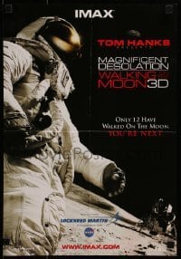 2z746 MAGNIFICENT DESOLATION: WALKING ON THE MOON 3D IMAX 13x19 special poster 2005 astronaut!