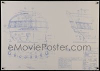 2z752 MASTER & COMMANDER group of 3 24x36 special posters 2003 blueprints of the H.M.S. Surprise!