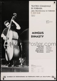 2z277 MINGUS DINASTY 28x40 Italian music poster 1982 Reggie Johnson playing the contrabass!