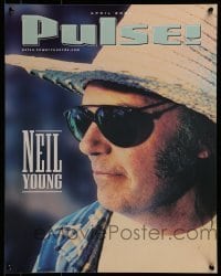 2z281 NEIL YOUNG 18x23 music poster 2002 close-up from Pulse! magazine cover!