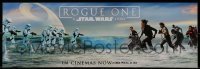 2z804 ROGUE ONE 7x19 English special poster 2016 Star Wars, Death Star, cool different battle!