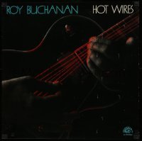 2z287 ROY BUCHANAN 23x23 music poster 1987 Hot Wires; close-up guitar, his final album!