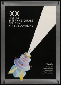 2z122 XX FESTIVAL INTERNAZIONALE DEL FILM DI FANTASCIENZA 27x38 Italian film festival poster 1982
