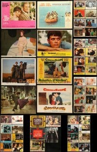 3a111 LOT OF 61 LOBBY CARDS 1950s-1970s great scenes from a variety of different movies!