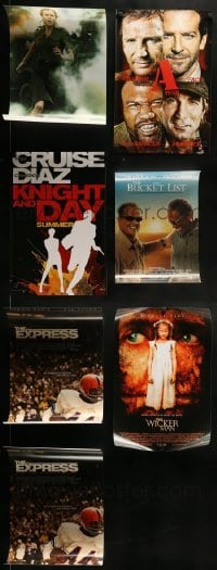 3a635 LOT OF 7 UNFOLDED MINI POSTERS 2000s-2010s great images from a variety of different movies!