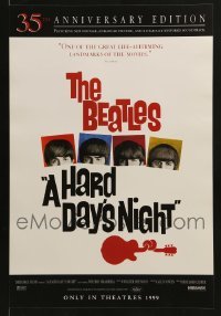 3a636 LOT OF 50 UNFOLDED HARD DAY'S NIGHT R99 MINI POSTERS R1999 the 35th anniversary release!