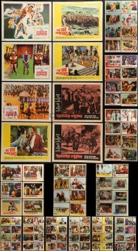3a095 LOT OF 142 LOBBY CARDS 1940s-1960s incomplete sets from a variety of different movies!