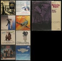 3a542 LOT OF 9 MOVIE SOUNDTRACK ALBUM 33 1/3 RPM RECORDS 1960s-1980s from a variety of movies!