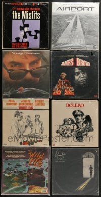 3a545 LOT OF 8 MOVIE SOUNDTRACK ALBUM 33 1/3 RPM RECORDS 1960s-1980s from a variety of movies!