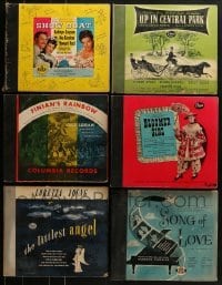 3a547 LOT OF 6 78 RPM RECORDS IN ALBUMS 1940s-1950s songs from a variety of different movies!