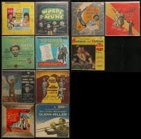 3a538 LOT OF 11 33 1/3 RPM MOVIE SOUNDTRACK RECORDS 1950s music from a variety of movies!