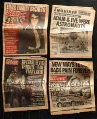 3a149 LOT OF 4 TABLOID NEWSPAPERS WITH ELVIS PRESLEY COVER STORIES 1978-1979 National Enquirer!