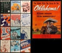 3a170 LOT OF 13 SHEET MUSIC 1920s-1940s great songs from a variety of different movies!
