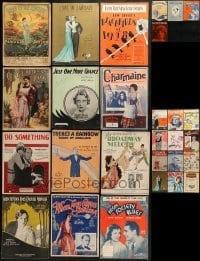 3a165 LOT OF 28 SHEET MUSIC 1920s-1930s great songs from a variety of different movies!