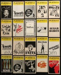 3a243 LOT OF 20 PLAYBILLS 1980s images & information on a variety of Broadway stage shows!