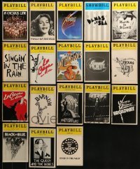3a244 LOT OF 18 PLAYBILLS 1980s images & information on a variety of Broadway stage shows!