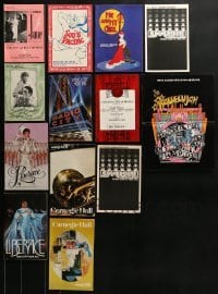 3a246 LOT OF 13 PLAYBILLS AND PROGRAMS 1950s-1980s from a variety of Broadway stage shows!