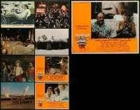 3a142 LOT OF 9 COLOR 11X14 STILLS AND LOBBY CARDS 1970s great scenes from a variety of movies!