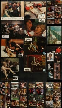 3a143 LOT OF 57 NON-U.S. LOBBY CARDS 1960s-1980s great scenes from a variety of different movies!