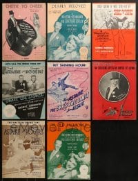 3a176 LOT OF 8 FRED ASTAIRE SHEET MUSIC 1930s-1940s great songs from a variety of his movies!