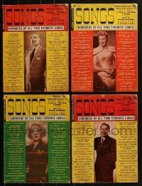 3a330 LOT OF 4 SONGS THAT WILL LIVE FOREVER MAGAZINES 1950s Al Jolson, Doris Day, Bing Crosby!